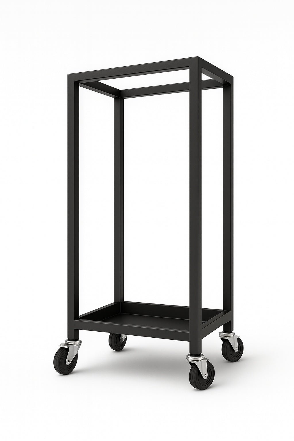 Mobilny stojak na drewno kominkowe loft 100x60x30 cm