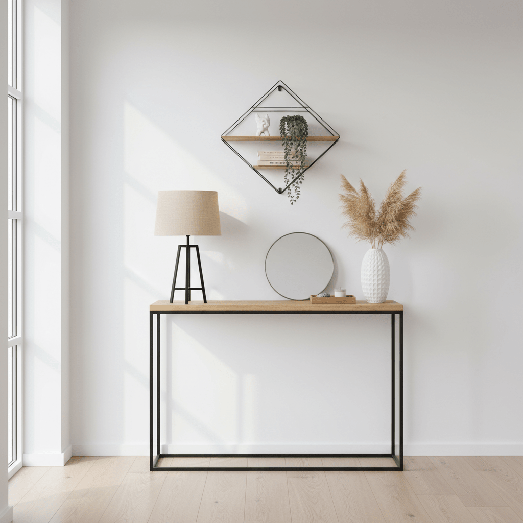 Wysoka konsola loft do salonu, sypialni i przedpokoju - Loftivo