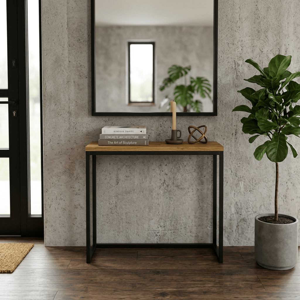 Konsola loft do przedpokoju i salonu 80 100 120 cm